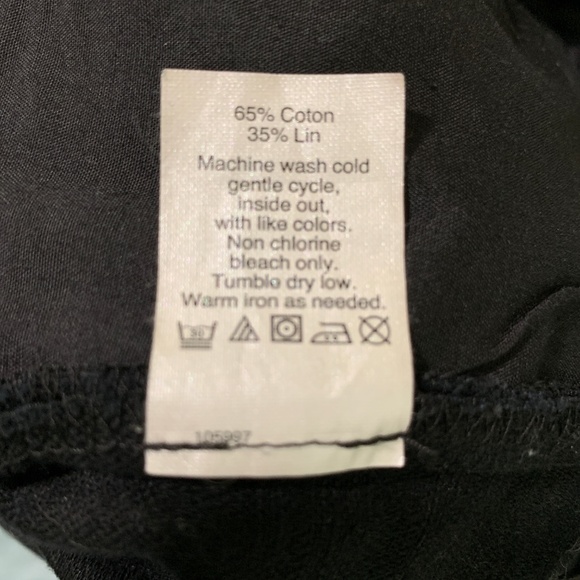 J. Crew Black Shorts Sz 6 Pleated Front Pockets - Picture 6 of 6